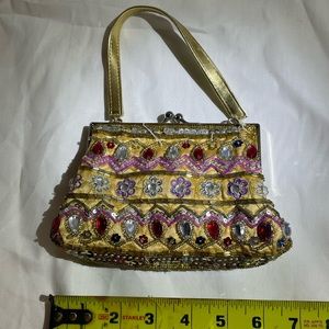 Jeweled evening handbag